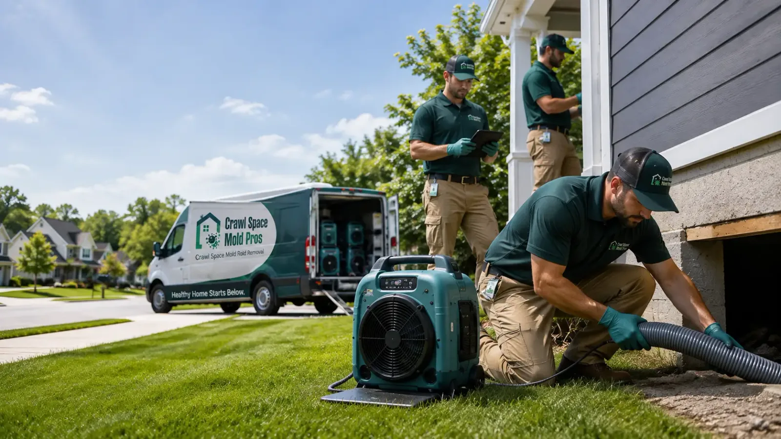 Crawl Space Mold Removal in Mount Airy, MD
